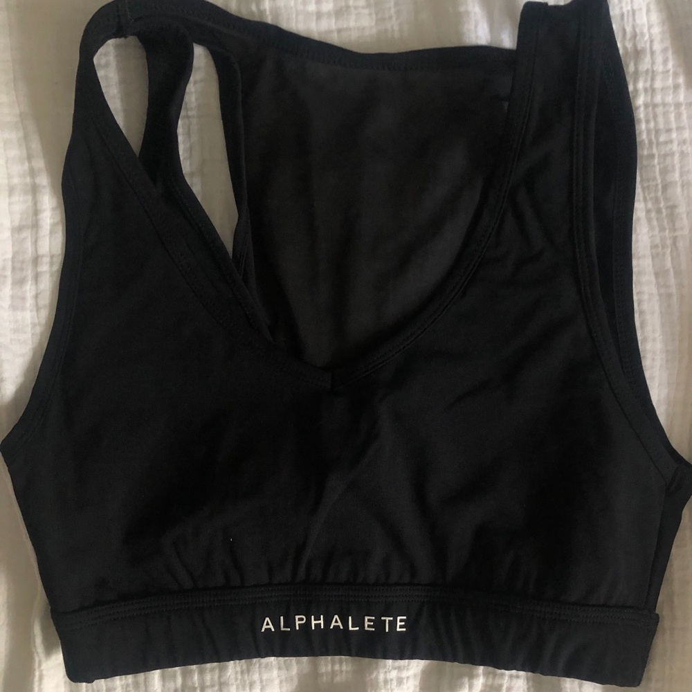 Alphalete mesh back bra